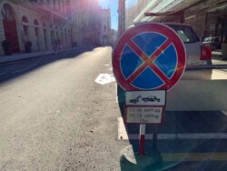 Közlekedésszabályozás kordonnal