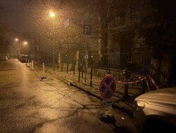 Közlekedésszabályozás kordonnal