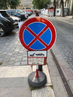 Közlekedésszabályozás kordonnal