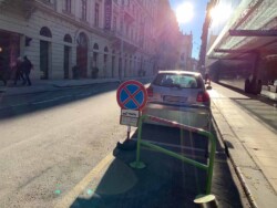 Közlekedésszabályozás kordonnal