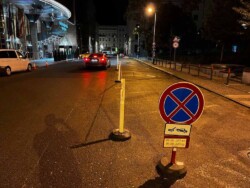 Közlekedésszabályozás kordonnal