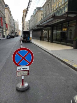 Közlekedésszabályozás kordonnal