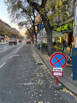 Közlekedésszabályozás kordonnal
