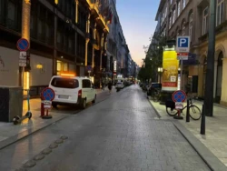 Közlekedésszabályozás kordonnal