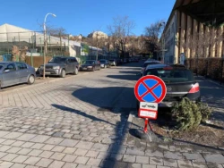 Közlekedésszabályozás kordonnal