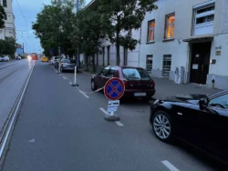 Közlekedésszabályozás kordonnal